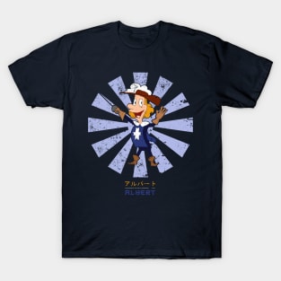 Albert Fifth Musketeer Retro Japanese T-Shirt